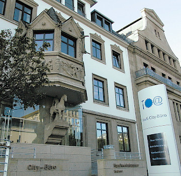Die Gebäude der HwK Koblenz im Friedrich-Ebert-Ring