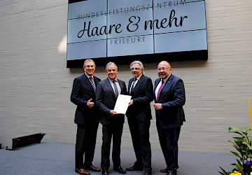 Die Friseurwerkstatt wird zum Bundesleistungszentrum im Friseurhandwerk