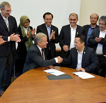 Besuch einer Delegation aus Indonesien