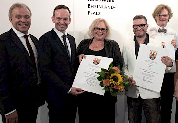 Verleihung Staatspreis des Kunsthandwerks durch den damaligen Wirtschaftsminister Dr. Volker Wissing