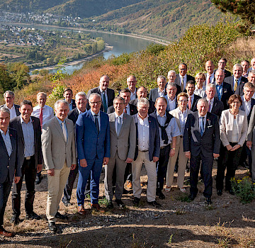 Zur Herbstkonferenz des Deutschen Handwerkskammertages trafen sich im Oktober die 53 Hauptgeschäftsführer aller deutschen Handwerkskammern in Boppard