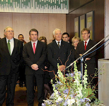HwK-Hauptgeschäftsführer Karl-Jürgen Wilbert (l.) wurde im Januar feierlich verabschiedet