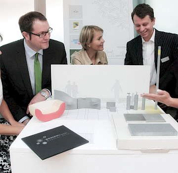 Teilnehmer am Forum „DesignKontakt Koblenz 2010“ im HwK-Kompetenzzentrum für Gestaltung, Fertigung und Kommunikation