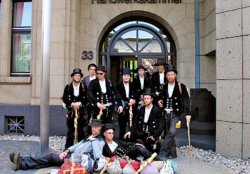 Wandergesellen „auf der Walz“