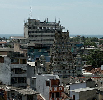 Blick über Colombo, der Hauptstadt Sri Lankas
