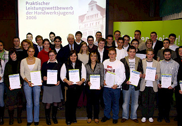 Die 41 besten Junghandwerker! Achtzehn von ihnen wurden beim Praktischen Leistungswettbewerb der Handwerksjugend Landessieger