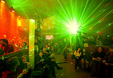 Lasershow auf der Nacht der Technik