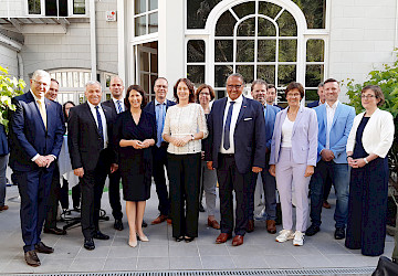 Treffen in der rheinland-pfälzischen Landesvertretung in Brüssel